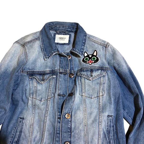 Blim Duck Cat Vintage Denim Jacket