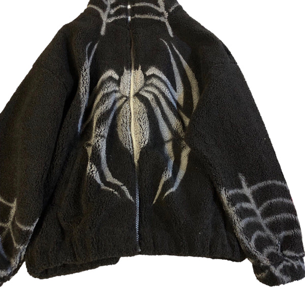 Black Spider Heavy Fleece hoody Jacket