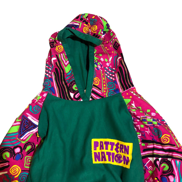 Hand Patchwork OOAK Hoodie by Pattern Nation