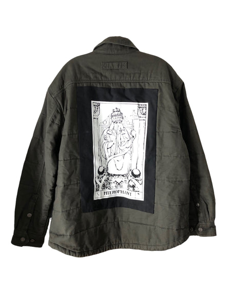 OOAK Cordaroy Hierophant Quilted Jacket by Tooth and Claw x Blim