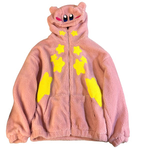 Pink Kirby Heavy Fleece hoody Jacket