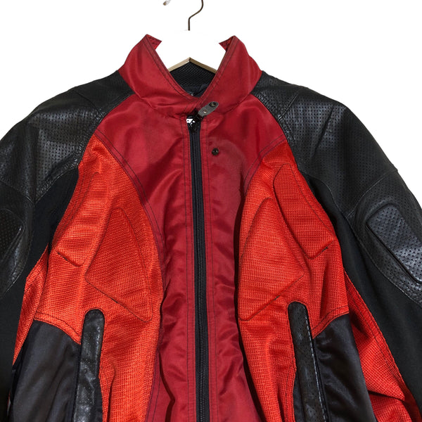 Vintage Red Black Goldwin Racing Jacket
