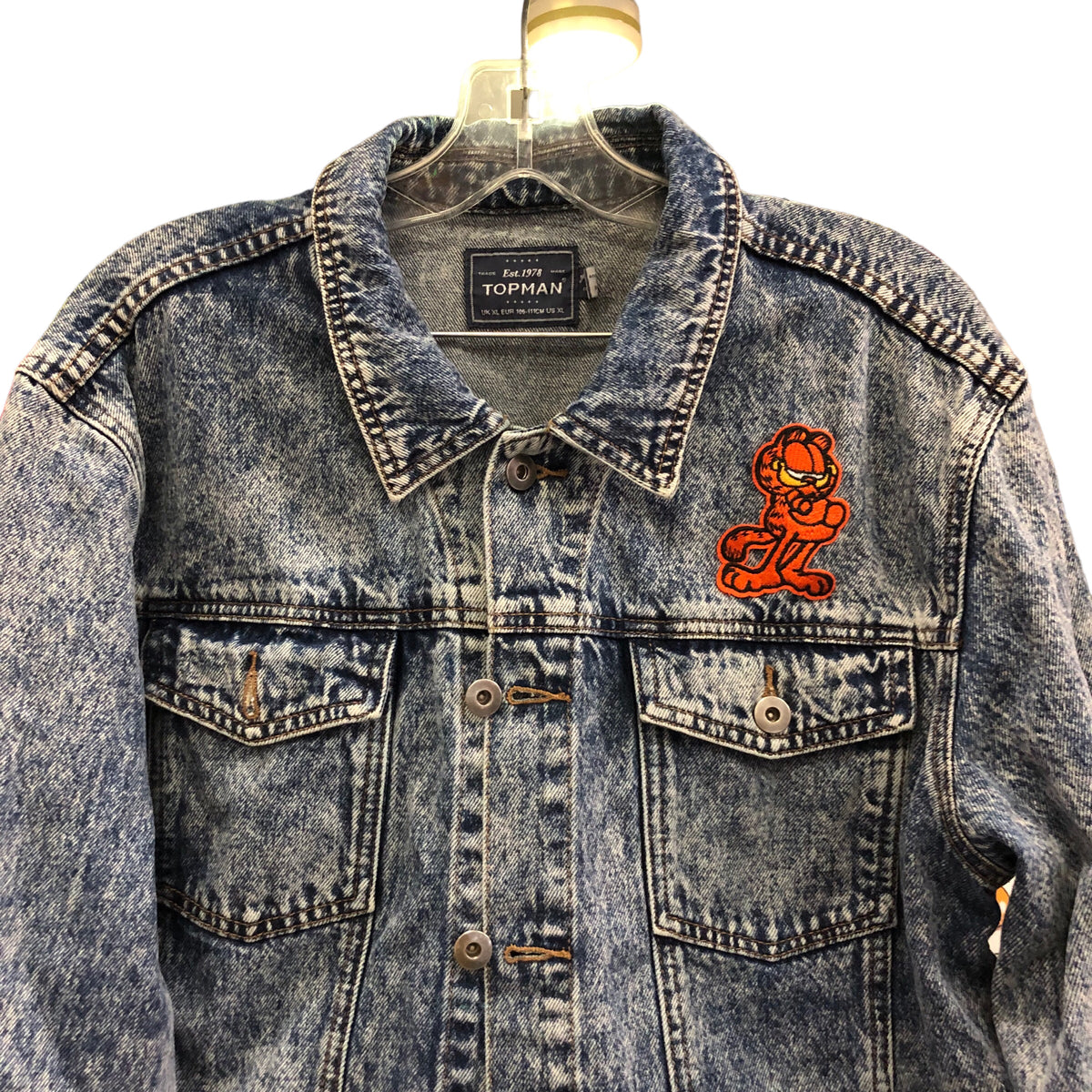 Garferberus OOAK Vintage Acid Denim Jacket by Blim x Puppyteeth