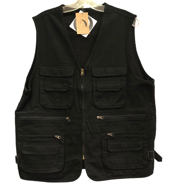 OOAK Magician Black Cargo Vest by Tooth and Claw x Blim