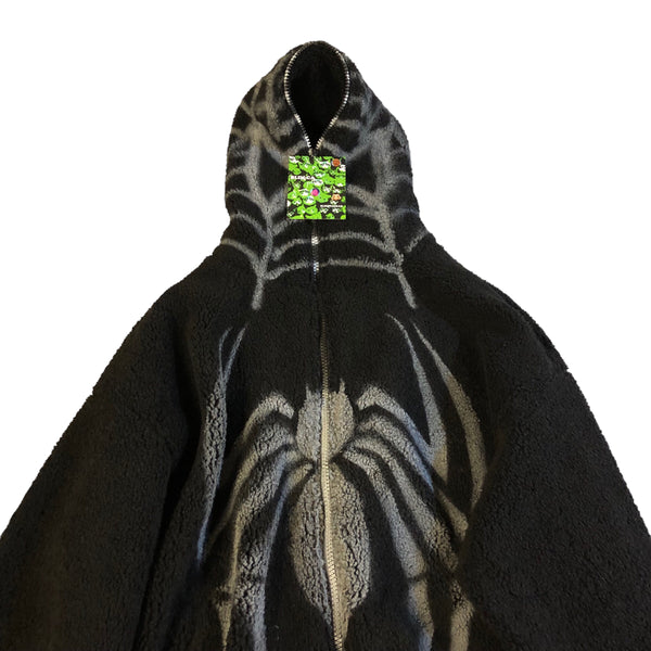 Black Spider Heavy Fleece hoody Jacket