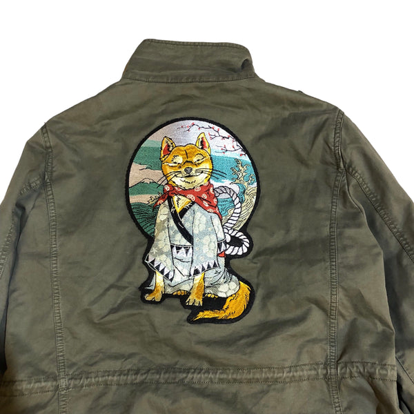 Embellished Shiba Inu Army Jacket