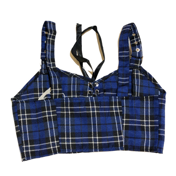 BACK IN STOCK! ACDCRAG Plaid Bustier
