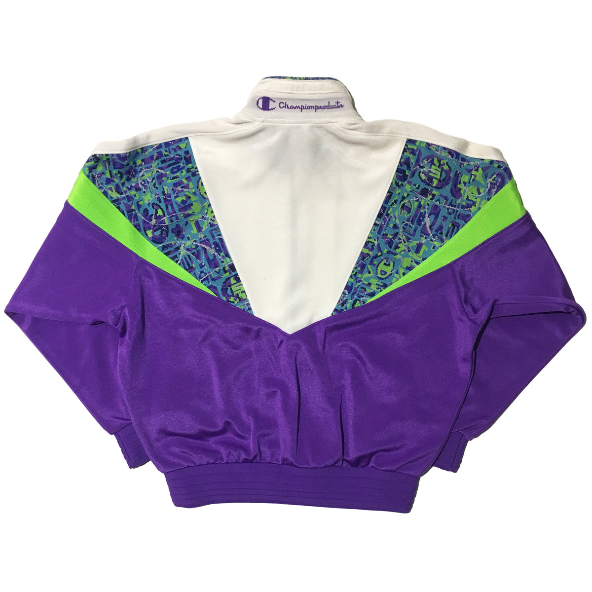 Champion Purple Neon White Jacket Blim Vancouver