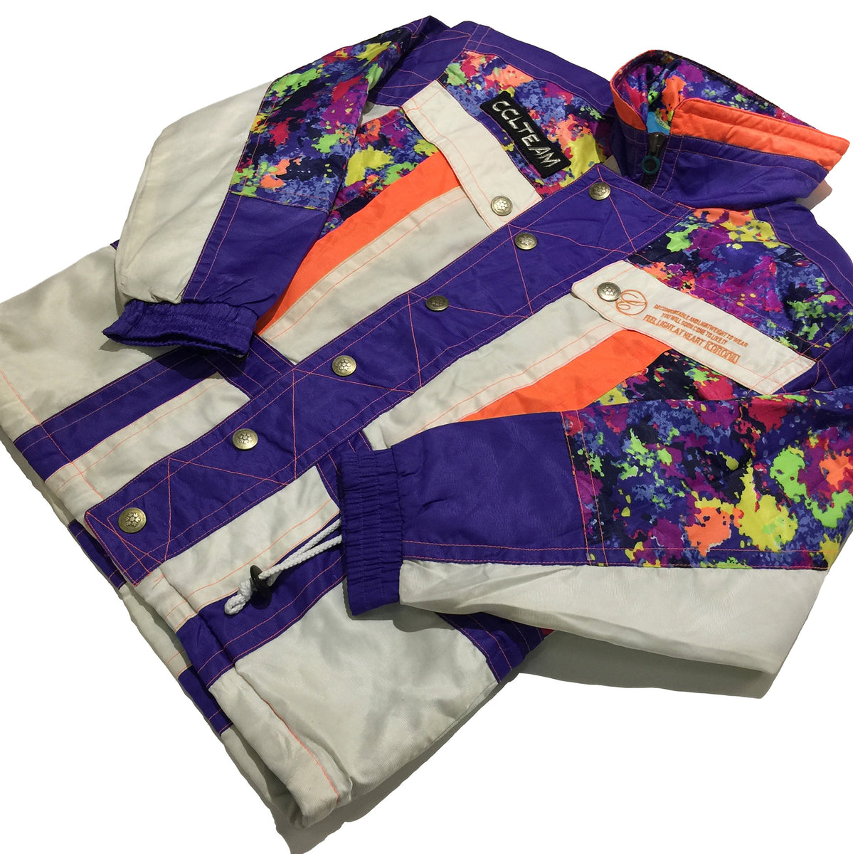 CCLTEAM Purple, White, Orange Jacket