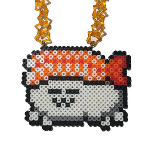 Cozy Ebi Pixel Necklace by Candelicious