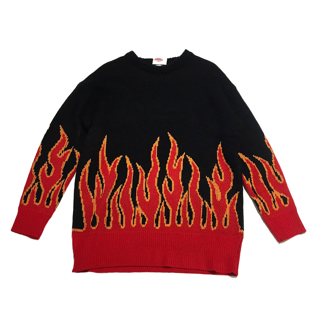 Fire Flame Knit Sweater