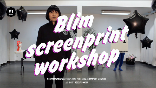 Blim Intro to Screen Print Workshop- Studio Edition