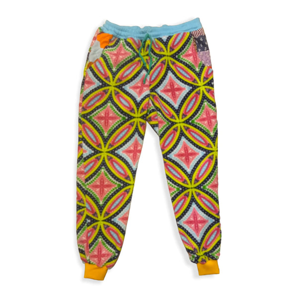 Hand Patchwork Fleece Pant by Pattern Nation