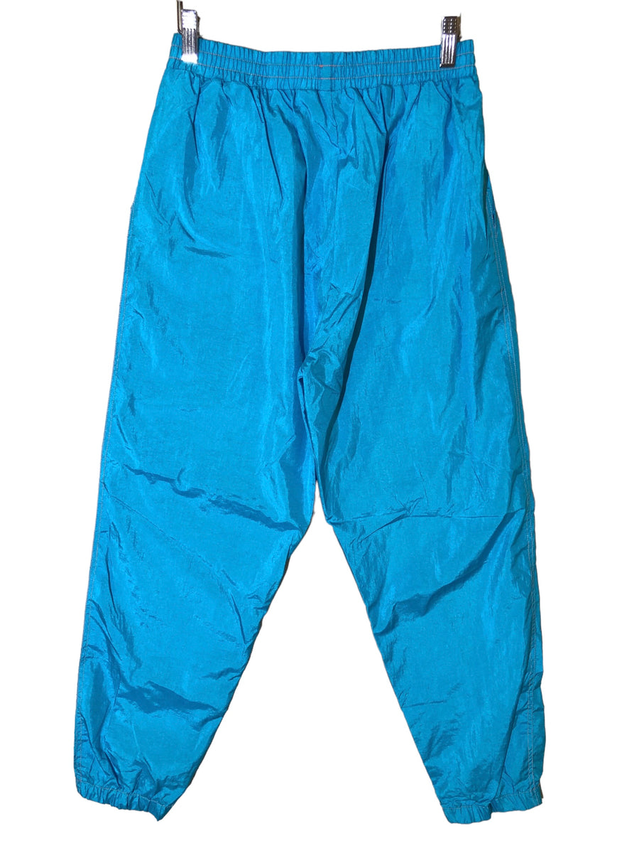 Vintage Neon Blue Sports Pants