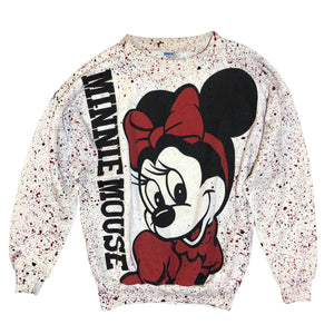 Hand Splattered Minnie Mouse oversized sweater by Blim