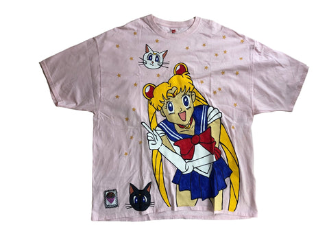 Hand Painted OOAK Sailormoon T dress by Zealot