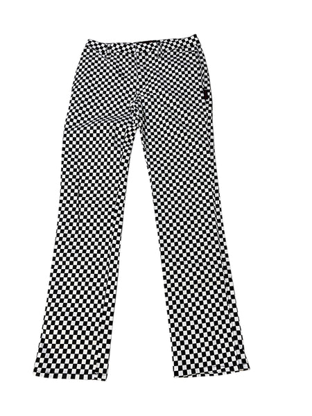 Tripp nyc Checkered Black and White Pants