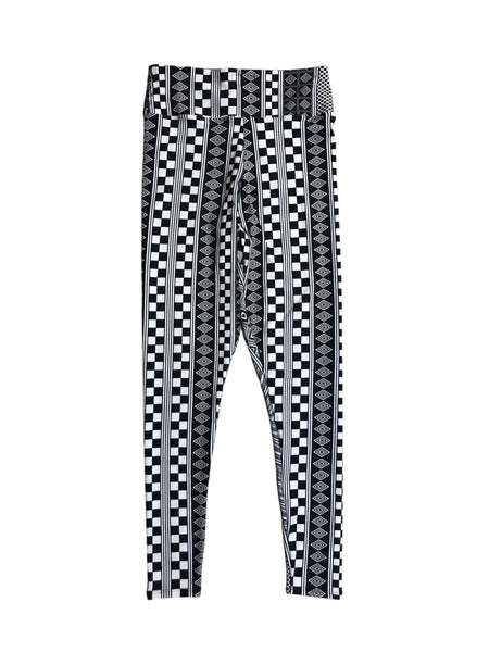 Blim Black and white  Printed Leggings