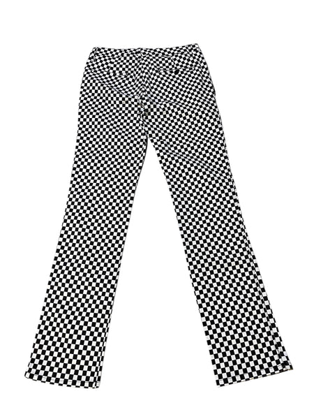 Tripp nyc Checkered Black and White Pants