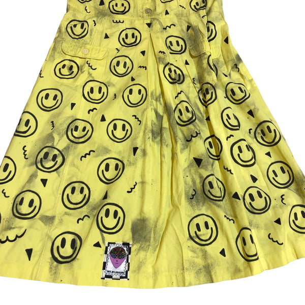 Handpainted OOAK Smiley Dress by Zealot