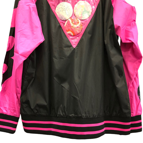 Peachiie Fluorescent Pink Nylon Jacket