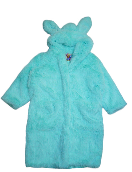 Pastel Faux Fur Full Length jacket