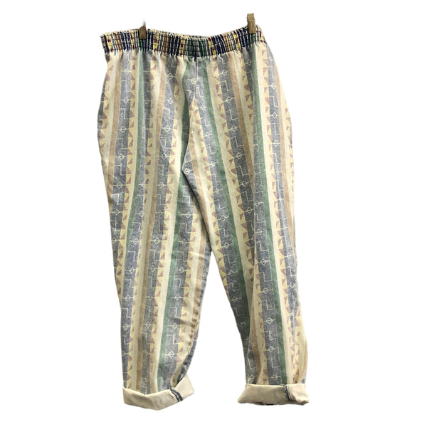 Vintage Weekends Denim Printed Pant