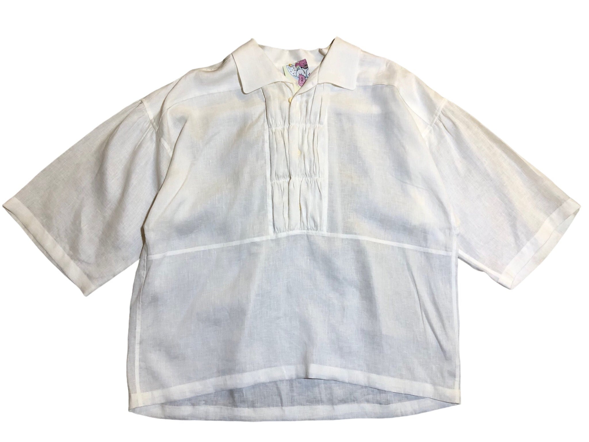 Vintage Linen Button Up Shirt