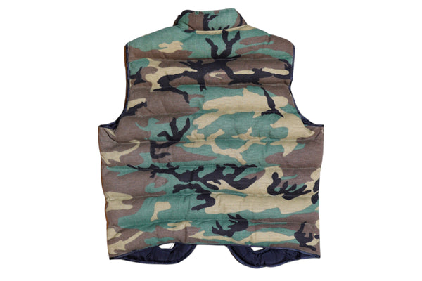 Camo Skeleton Puffer Vest