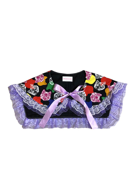 Kawaii Cat Print Collar by Candelicious