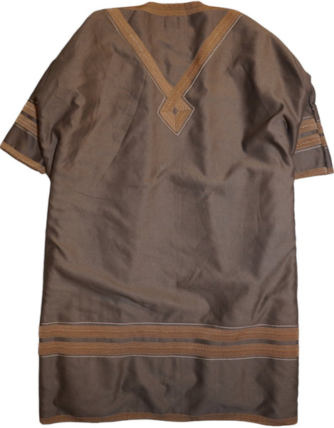 Vintage Quilted faux fur Robe