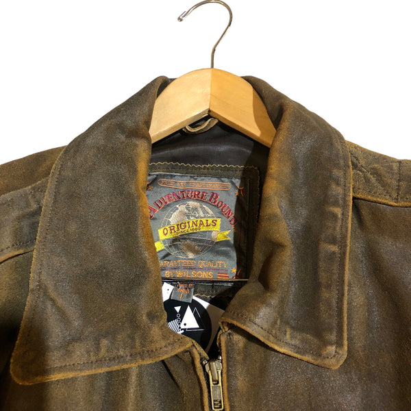 Vintage Distressed Leather Jacket by Adventure Bound