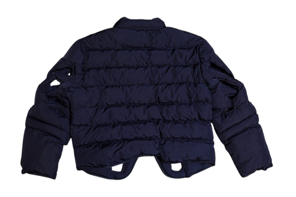 Black Skeleton Puffer Jacket
