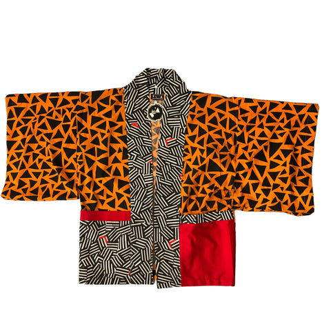 One of a Kind Handmade Geometric Haori by Blim