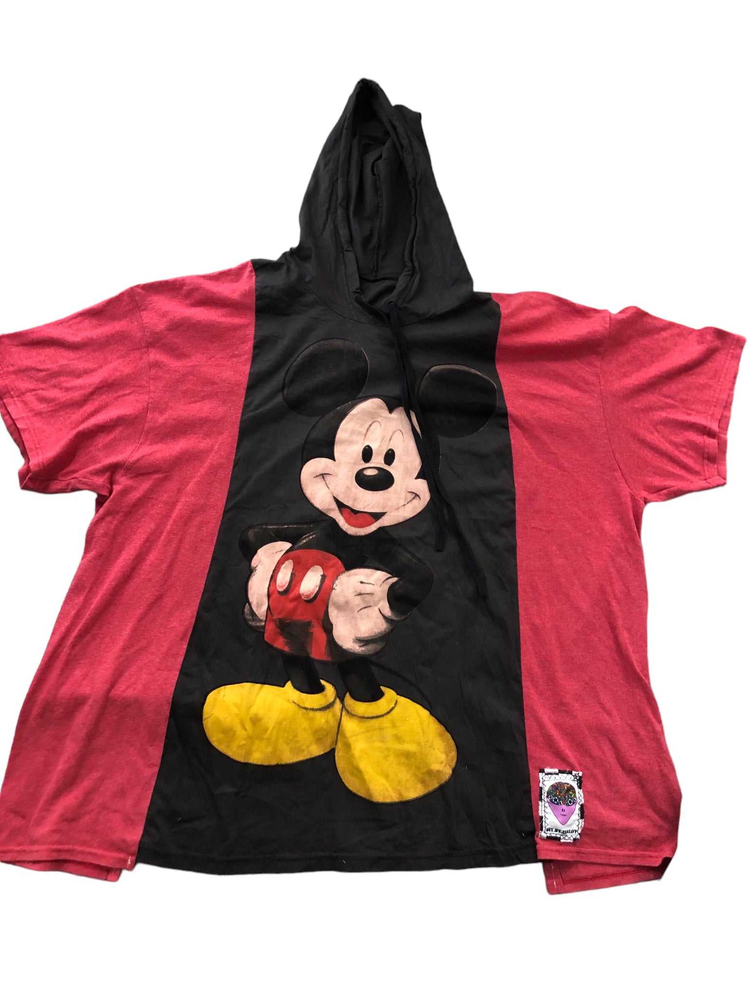 Hand Upcycled Mickey Shirt by Zealot