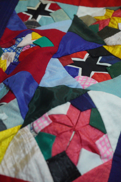 Blim Upcycled Woven Boho Poncho