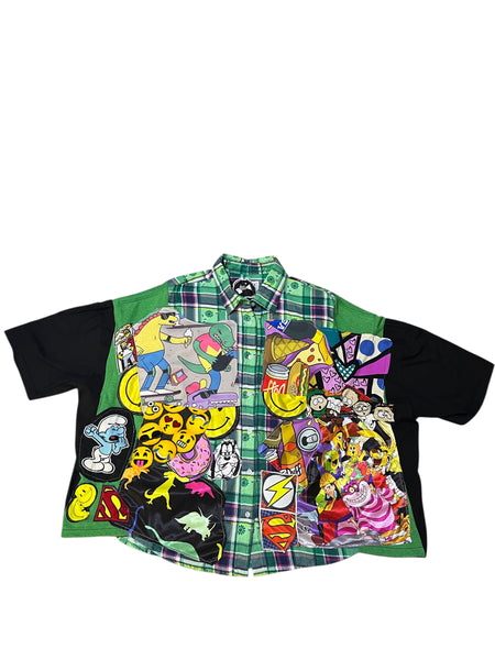 Hand Upcycled shirt by Zealot