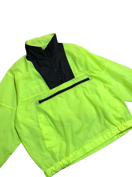 Vintage Neon Windbreaker Jacket