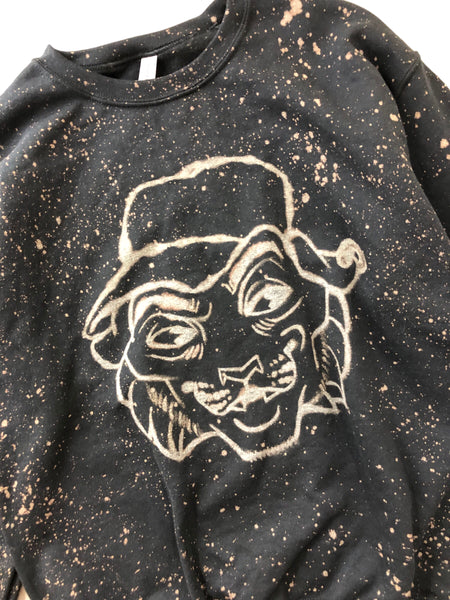 Hand Bleached Sneaky Stripes Sweater