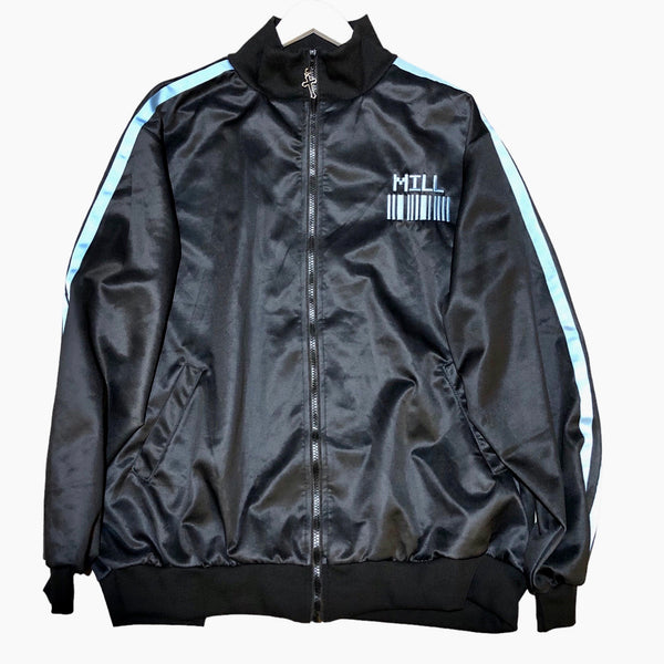 Blue Black Zip jacket by ACDC RAG