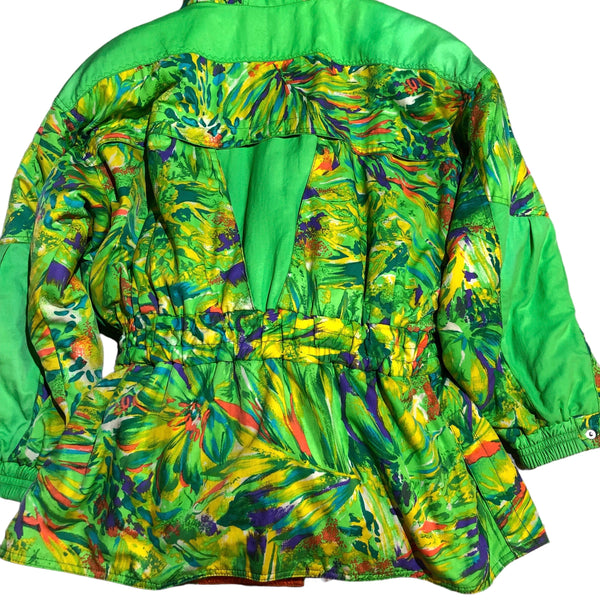 Vintage Neon Green Snow suit by Pink Turn