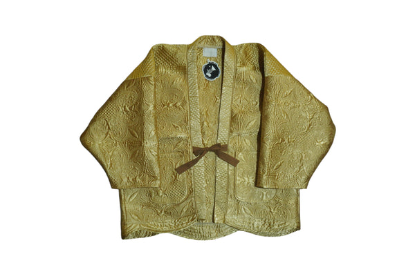 Handmade OOAK Gold Quilted Hapi Coat