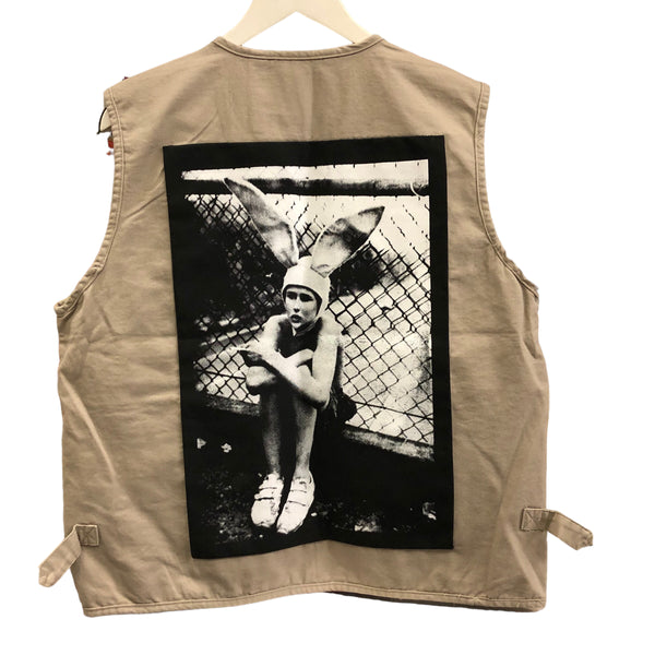 Custom Screen Printed Gummo Cargo Vest