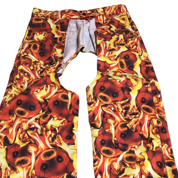 Custom Flame Teddy Chaps by Monkey Fox