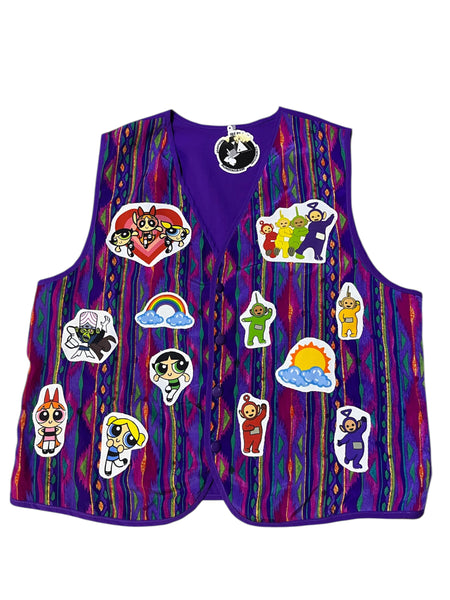 Hand Upcycled vest Shirt by Zealot