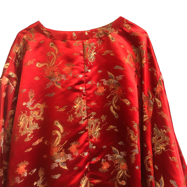 Gold Red Embellished Chinese Jacket