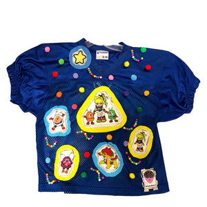 Hand Embellished Rainbow Bright Shirt by Zealot