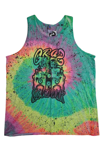 OOAK Tie dye Grazcore  Tank