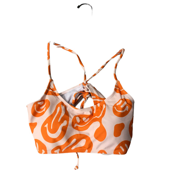 Tangerine Smiley Bikini Set