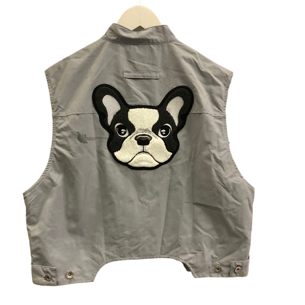 Embellished French Terrier Cargo vest